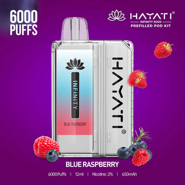 Hayati® Infinity Prefilled Pod System 6000 Puffs