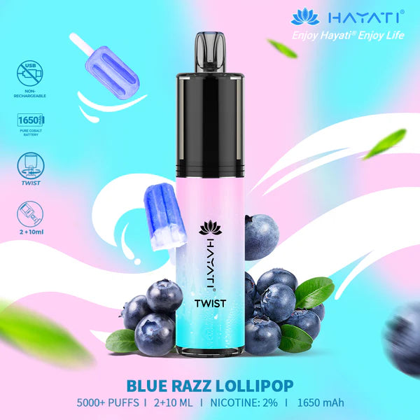 Hayati® Twist Disposable 5000+ PUFF