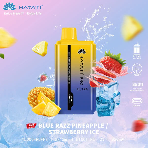 Hayati® Pro Ultra Disposable 15000+ puff