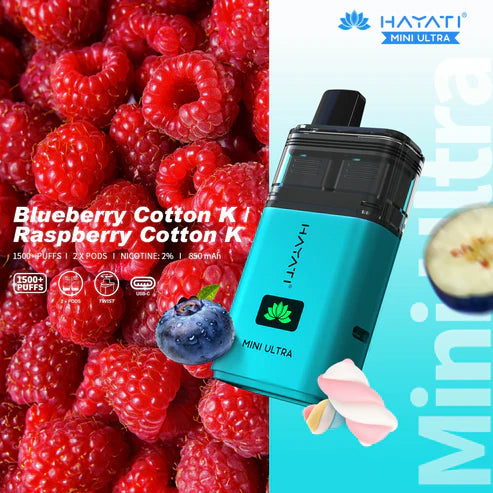 Hayati® Mini Ultra 1500+ puff's
