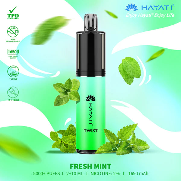 Hayati® Twist Disposable 5000+ PUFF