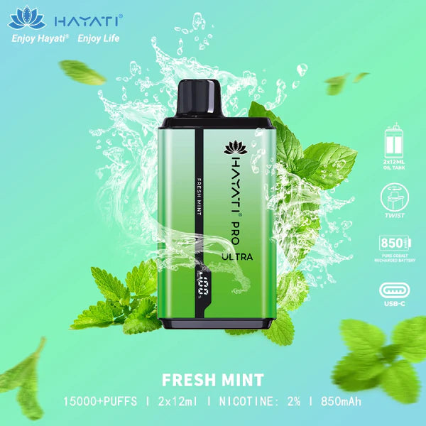 Hayati® Pro Ultra Disposable 15000+ puff